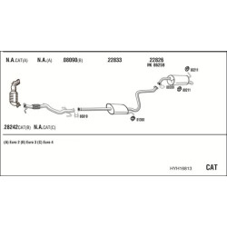 Išmetimo sistema WALKER HYH16813