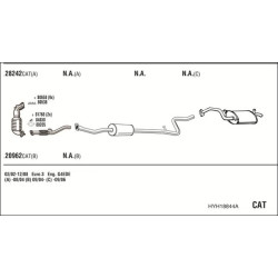 Išmetimo sistema WALKER HYH18844A