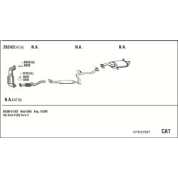 Išmetimo sistema WALKER HYH27967