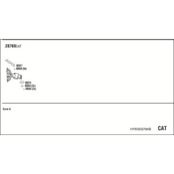 Išmetimo sistema WALKER HYK003784B
