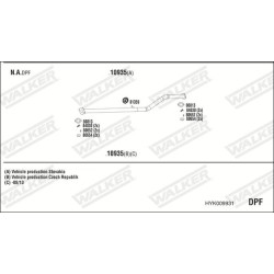 Išmetimo sistema WALKER HYK009931