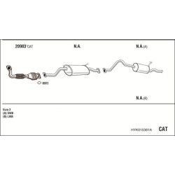 Išmetimo sistema WALKER HYK015381A