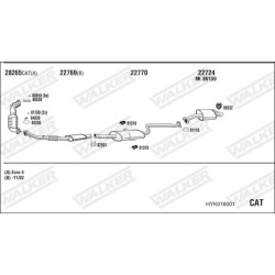Išmetimo sistema WALKER HYK016001