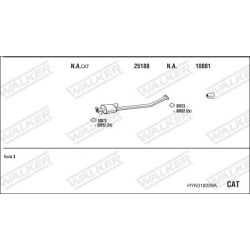 Išmetimo sistema WALKER HYK018209A
