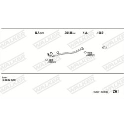 Išmetimo sistema WALKER HYK018209B