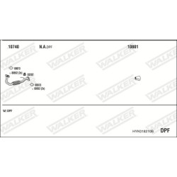 Išmetimo sistema WALKER HYK018210B