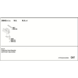 Išmetimo sistema WALKER HYK023434BA