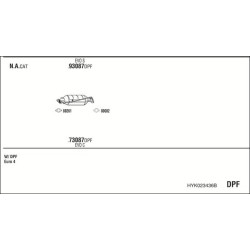 Išmetimo sistema WALKER HYK023436B