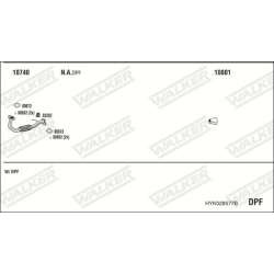 Išmetimo sistema WALKER HYK028577B