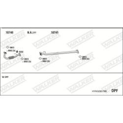 Išmetimo sistema WALKER HYK028578B