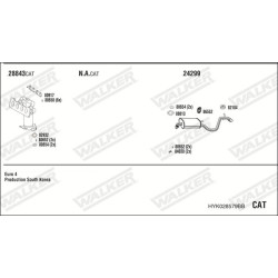 Išmetimo sistema WALKER HYK028579BB