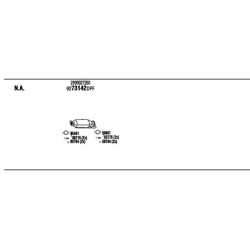 Išmetimo sistema WALKER HYK031272B