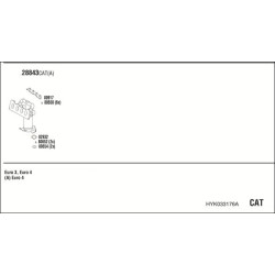 Išmetimo sistema WALKER HYK033176A