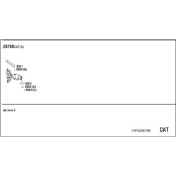 Išmetimo sistema WALKER HYK056798