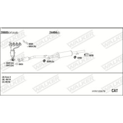 Išmetimo sistema WALKER HYK120679