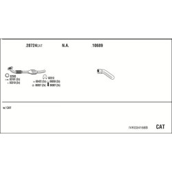 Išmetimo sistema WALKER IVK034168B