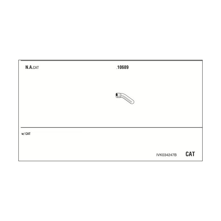 Išmetimo sistema WALKER IVK034247B