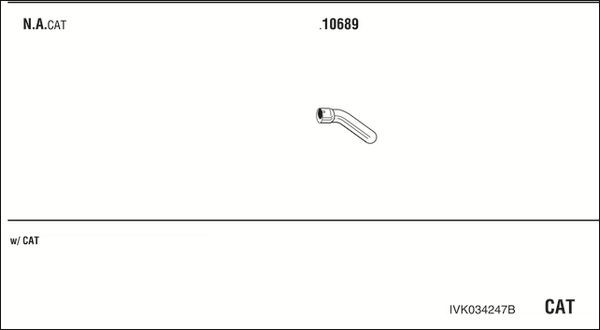 Išmetimo sistema WALKER IVK034247B