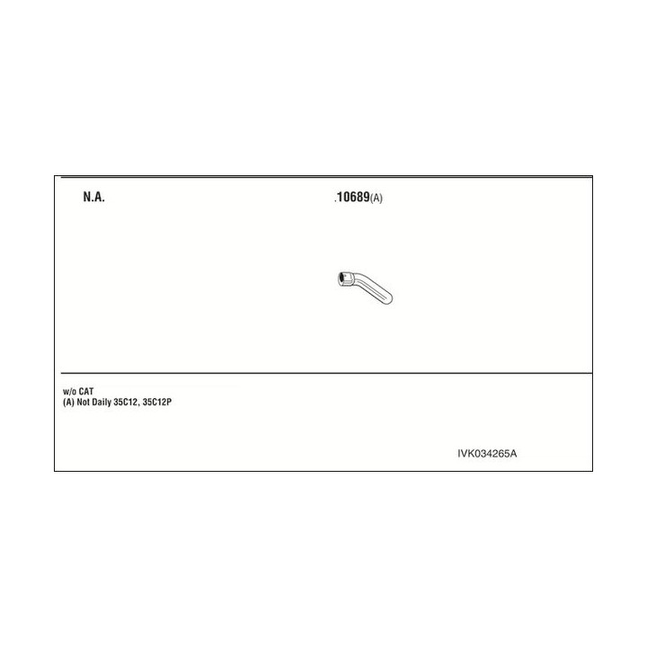 Išmetimo sistema WALKER IVK034265A