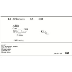 Išmetimo sistema WALKER IVK034315A