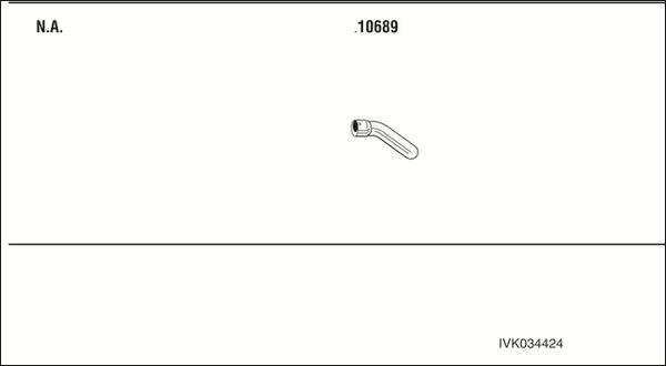 Išmetimo sistema WALKER IVK034424