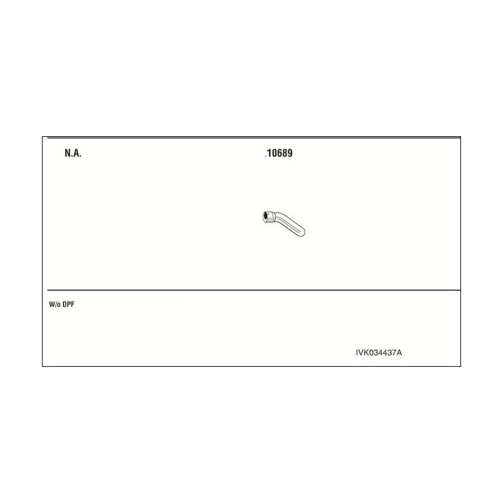 Išmetimo sistema WALKER IVK034437A