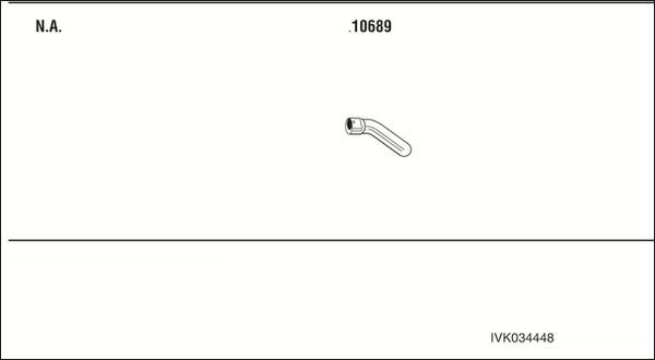 Išmetimo sistema WALKER IVK034448