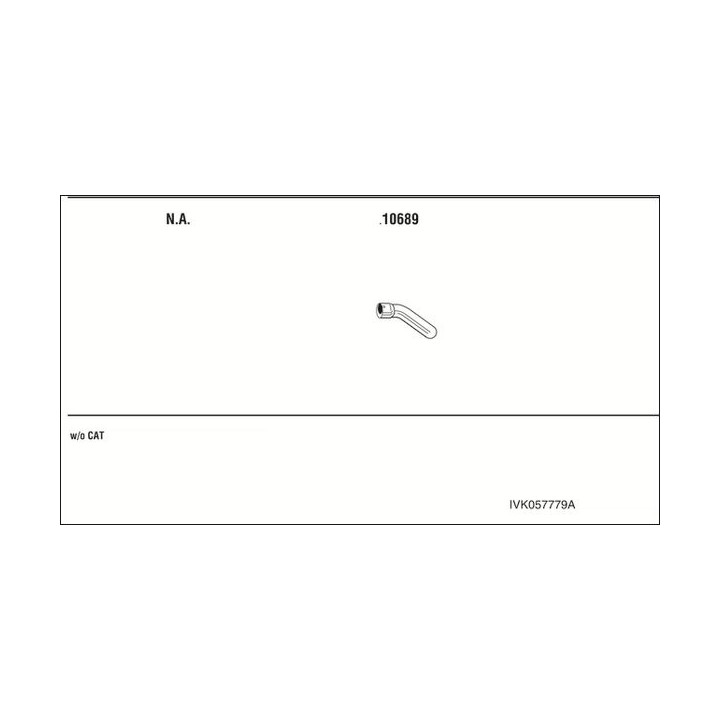 Išmetimo sistema WALKER IVK057779A