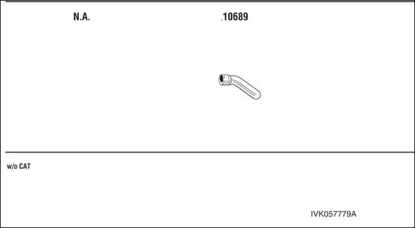 Išmetimo sistema WALKER IVK057779A