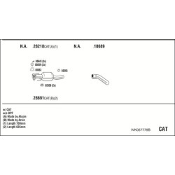 Išmetimo sistema WALKER IVK057779B
