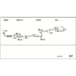 Išmetimo sistema WALKER KI21002