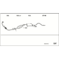 Išmetimo sistema WALKER KI21015