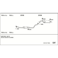 Išmetimo sistema WALKER KIH16174BA