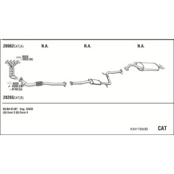Išmetimo sistema WALKER KIH17950B