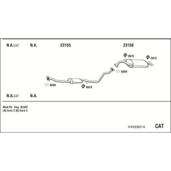 Išmetimo sistema WALKER KIH20821A