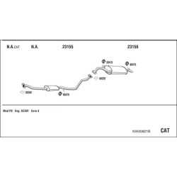 Išmetimo sistema WALKER KIH20821B