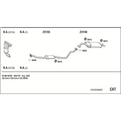 Išmetimo sistema WALKER KIH55966C