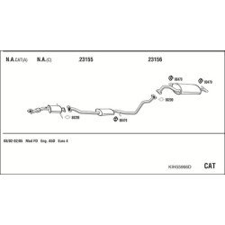 Išmetimo sistema WALKER KIH55966D