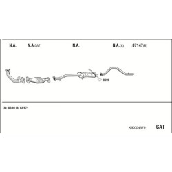 Išmetimo sistema WALKER KIK004579