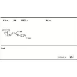 Išmetimo sistema WALKER KIK004851A