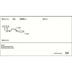 Išmetimo sistema WALKER KIK004852A