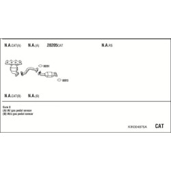 Išmetimo sistema WALKER KIK004875A