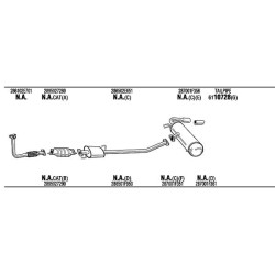 Išmetimo sistema WALKER KIK004959B