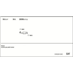 Išmetimo sistema WALKER KIK005135C