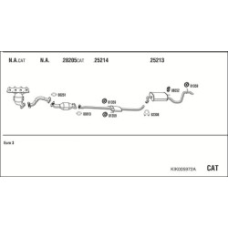 Išmetimo sistema WALKER KIK005972A