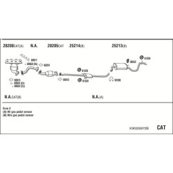 Išmetimo sistema WALKER KIK005972B