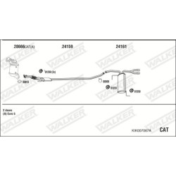 Išmetimo sistema WALKER KIK007067A