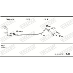 Išmetimo sistema WALKER KIK007067B