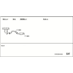 Išmetimo sistema WALKER KIK008446A
