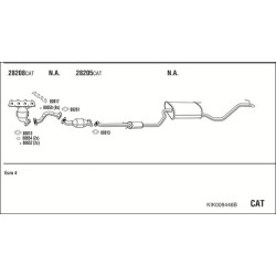 Išmetimo sistema WALKER KIK008446B